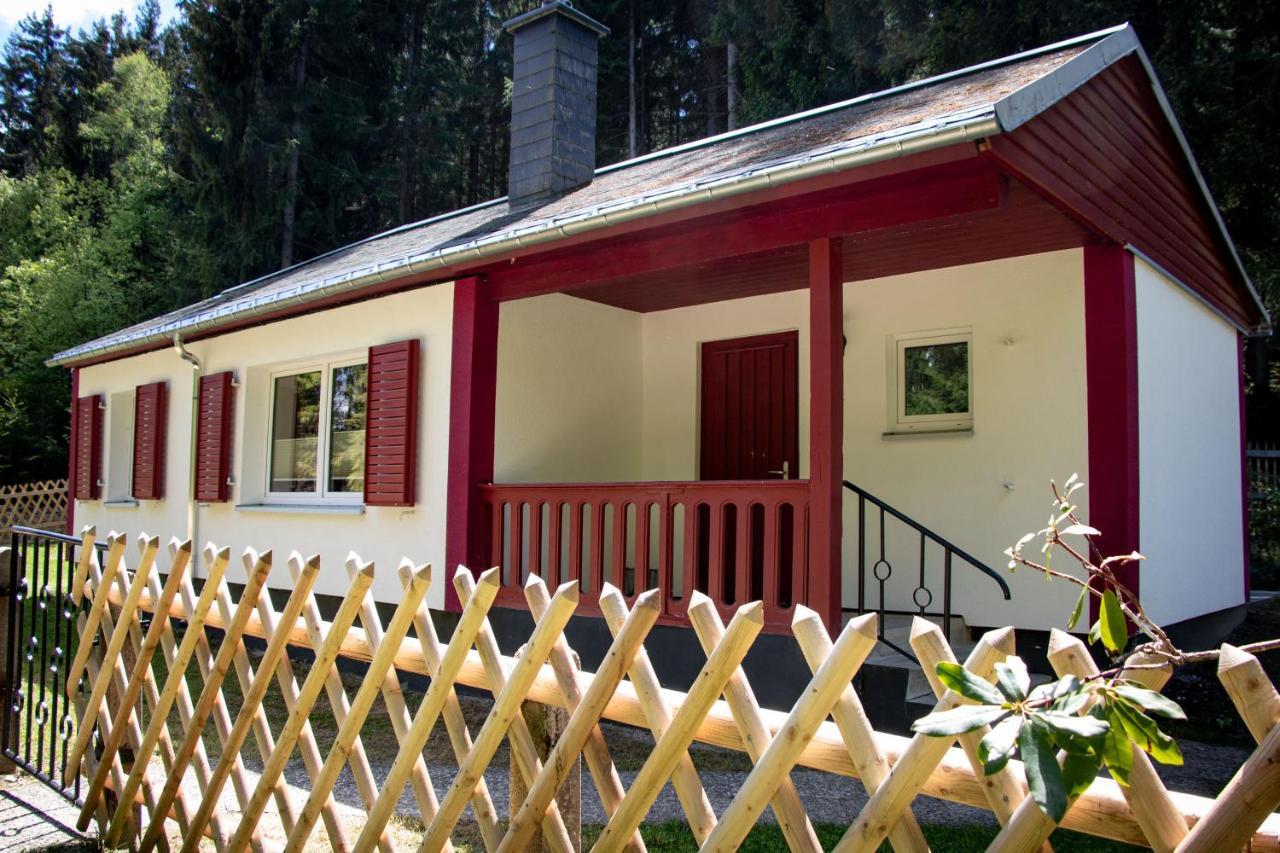 Erzgebirgsidyll Breitenbrunn - Waldhaus Neuer Anbau ภายนอก รูปภาพ