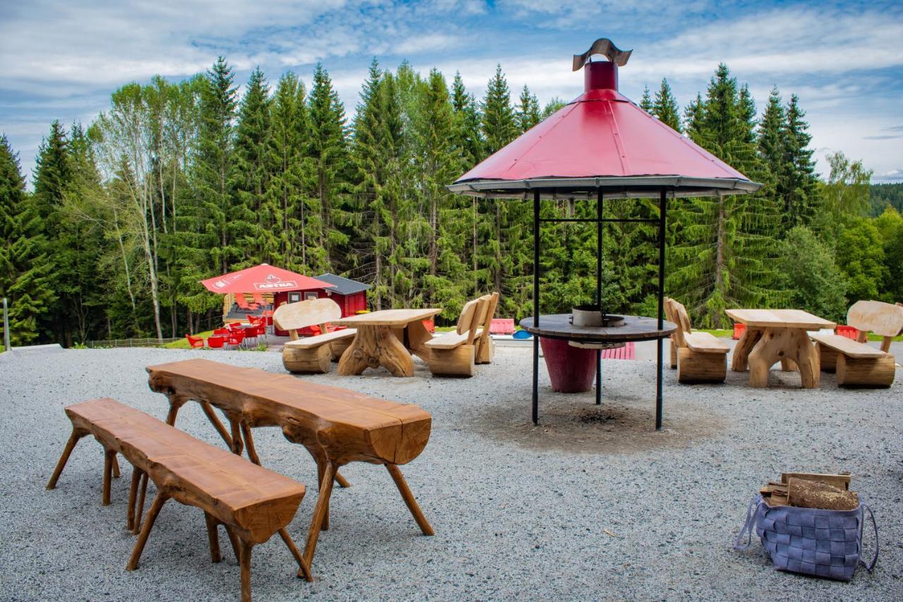 Erzgebirgsidyll Breitenbrunn - Waldhaus Neuer Anbau ภายนอก รูปภาพ