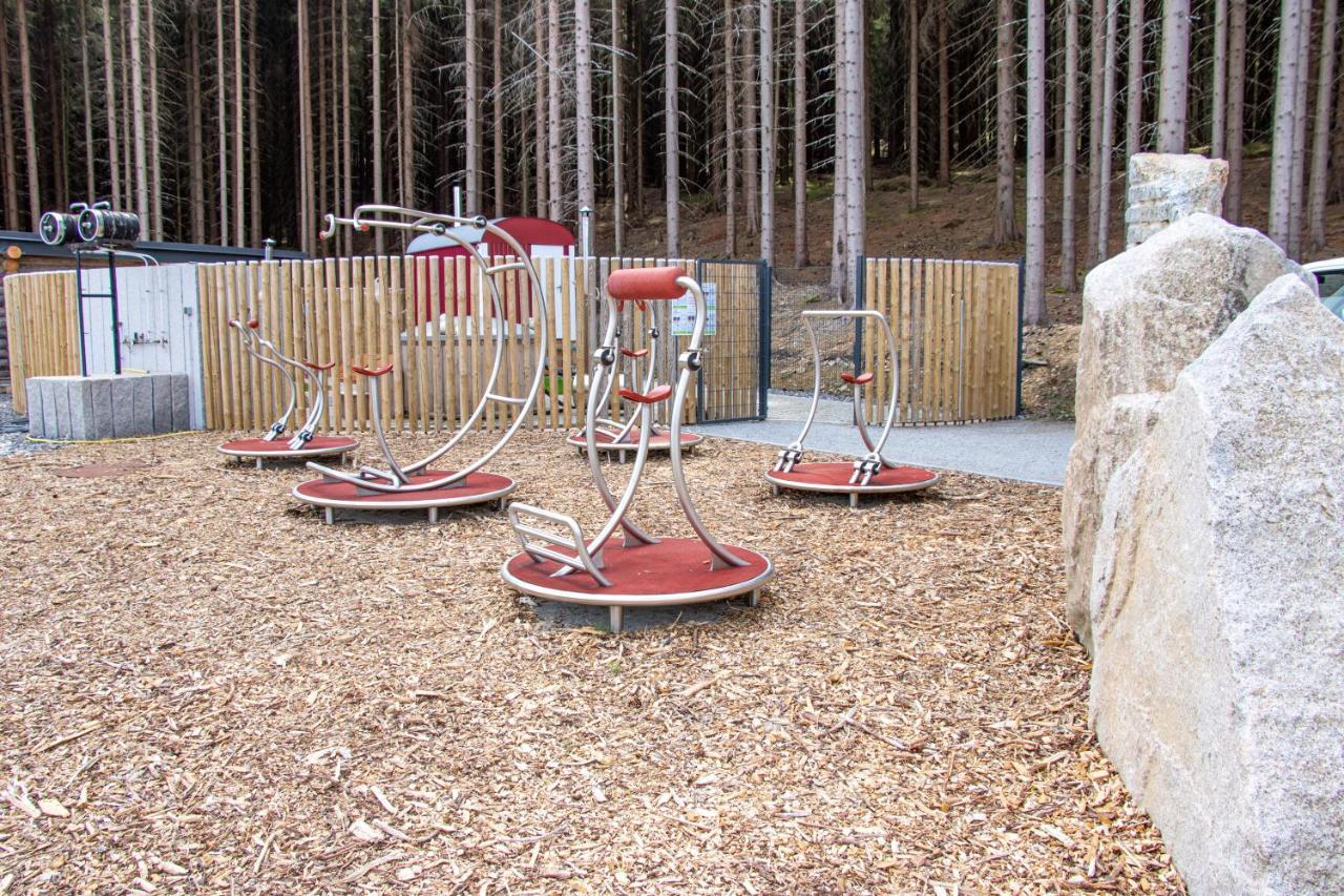 Erzgebirgsidyll Breitenbrunn - Waldhaus Neuer Anbau ภายนอก รูปภาพ