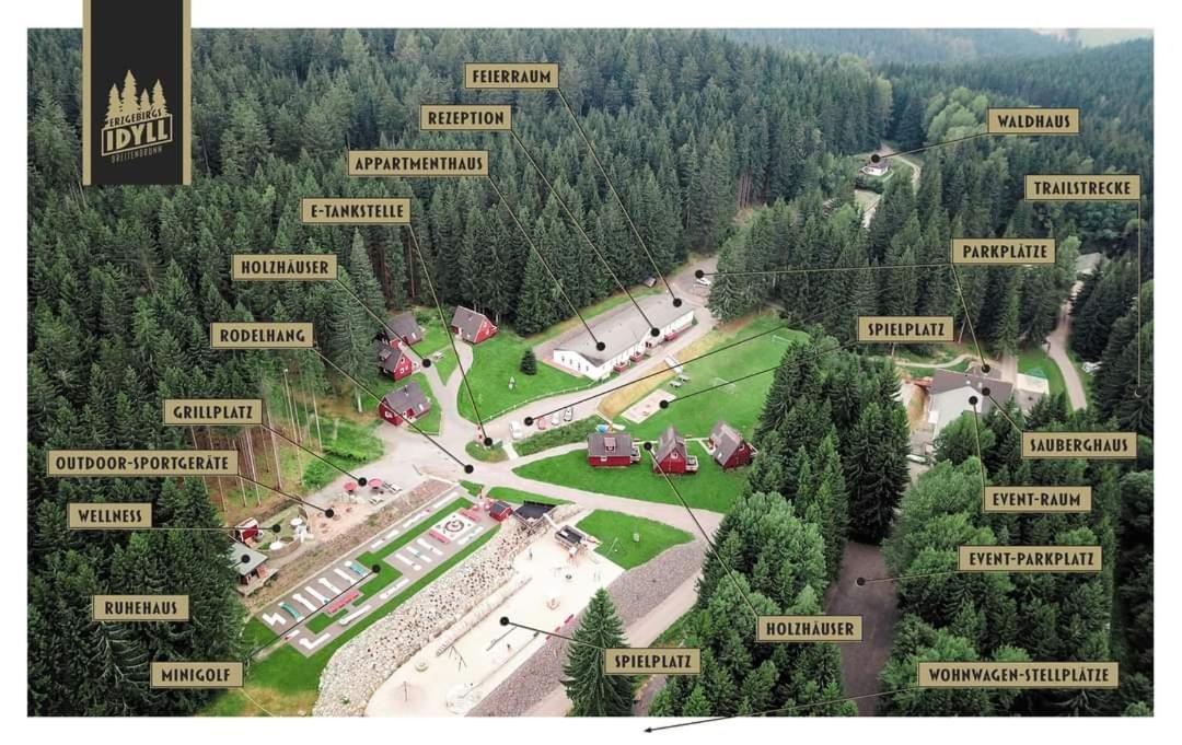 Erzgebirgsidyll Breitenbrunn - Waldhaus Neuer Anbau ภายนอก รูปภาพ