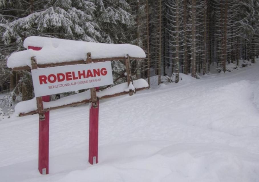 Erzgebirgsidyll Breitenbrunn - Waldhaus Neuer Anbau ภายนอก รูปภาพ