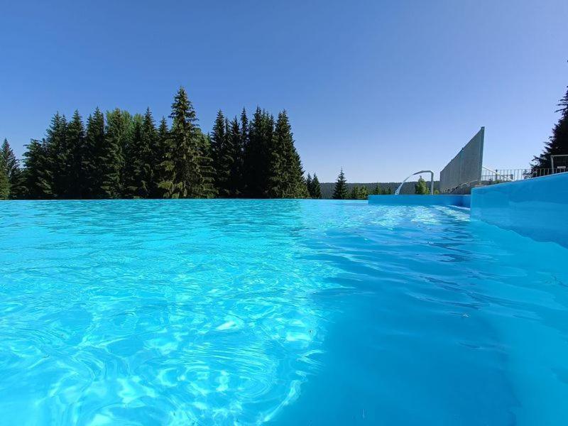 Erzgebirgsidyll Breitenbrunn - Waldhaus Neuer Anbau ภายนอก รูปภาพ